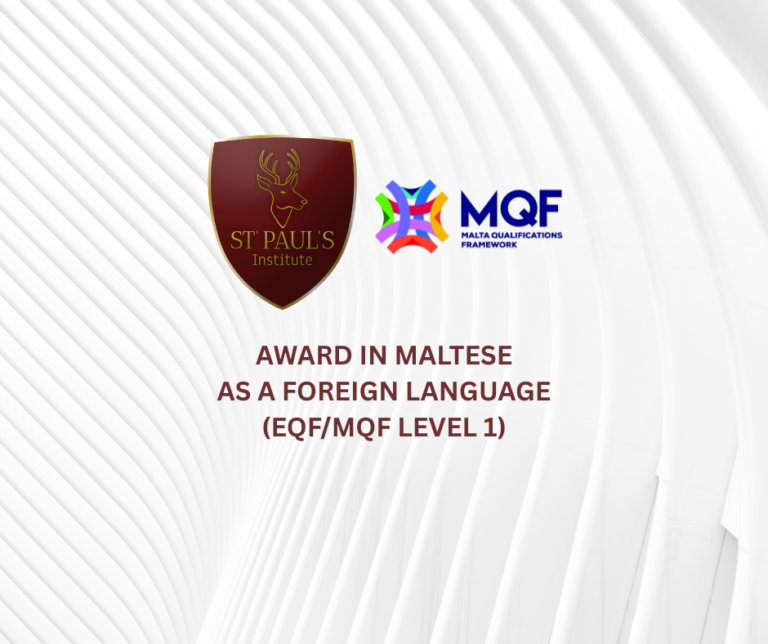 Award in Maltese as a Foreign Language (EQF/MQF Level 1)