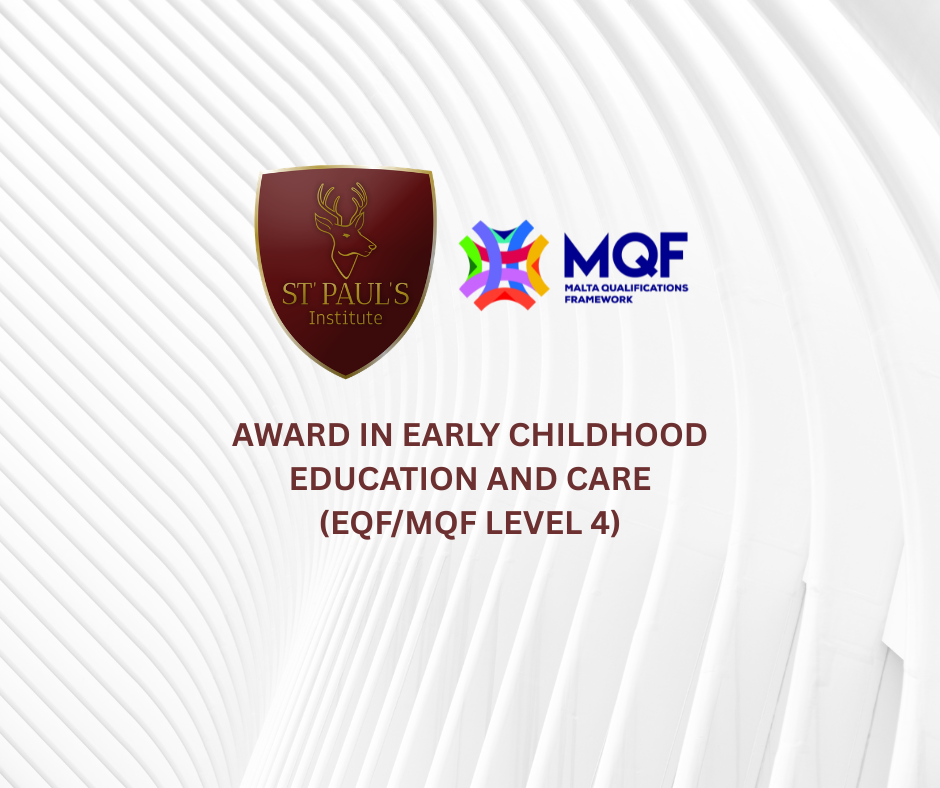 Cohort 4 – Award in Early Childhood Education and Care (MQF Level 4)